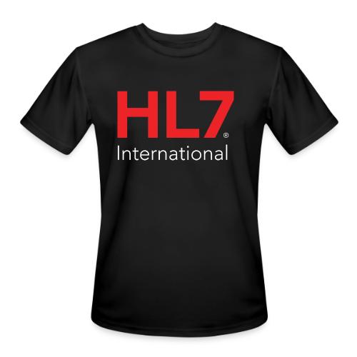 HL7 International Logo - Reverse - Men's Moisture Wicking Performance T-Shirt
