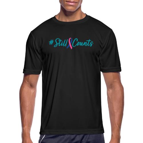Your Baby #StillCounts (Customizable!) - Men's Moisture Wicking Performance T-Shirt
