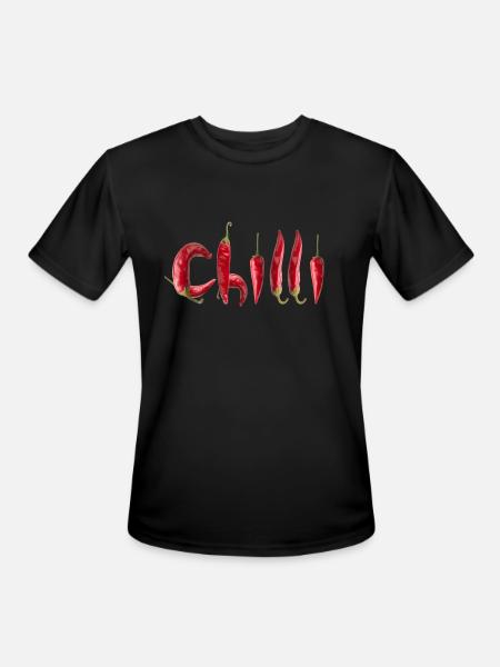 Chilli - Men's Moisture Wicking Performance T-Shirt - black
