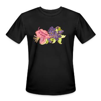 Everyone Is Queer - Men's Moisture Wicking Performance T-Shirt - black - Front - Jackson (183cm)