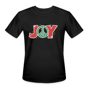 Retro Joy - Men's Moisture Wicking Performance T-Shirt - black - Front - Jackson (183cm)