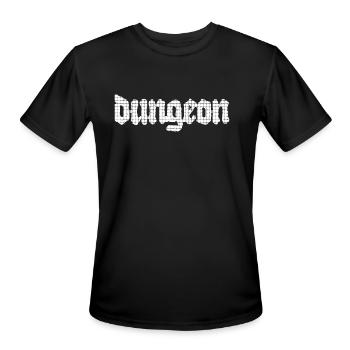 Dungeon Adventure Map - Men's Moisture Wicking Performance T-Shirt - black - Front - Jackson (183cm)