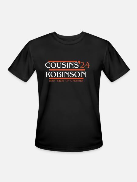 COUSINS 24 ROBINSON - Men's Moisture Wicking Performance T-Shirt - black