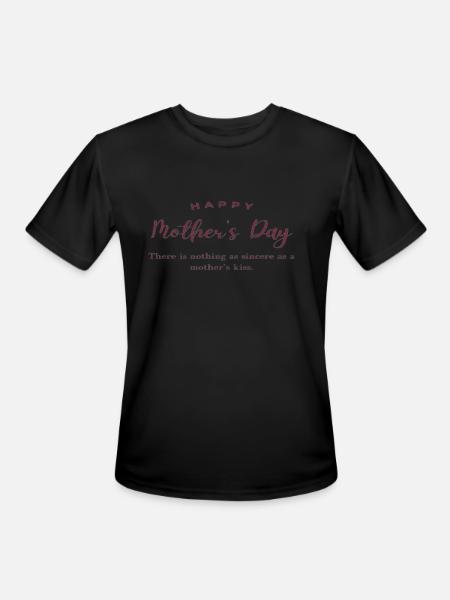 mothers day - Men's Moisture Wicking Performance T-Shirt - black