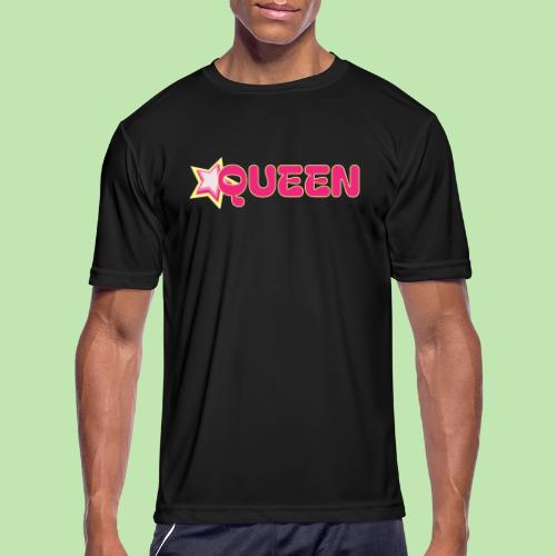 queen high resolution logo transparent 1 - Men's Moisture Wicking Performance T-Shirt