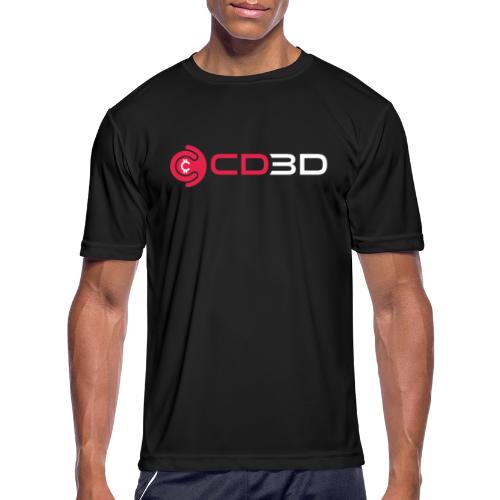 CD3D Transparency White - Men's Moisture Wicking Performance T-Shirt