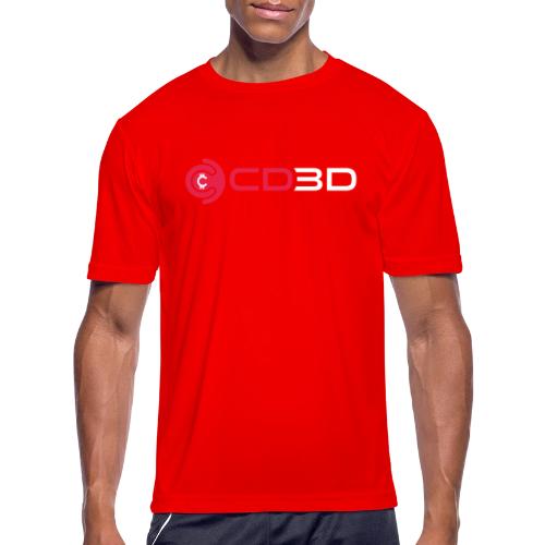CD3D Transparency White - Men's Moisture Wicking Performance T-Shirt