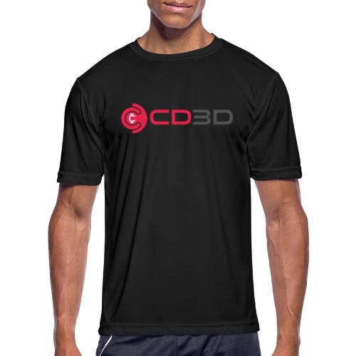 CD3D Transparency Grey - Men's Moisture Wicking Performance T-Shirt