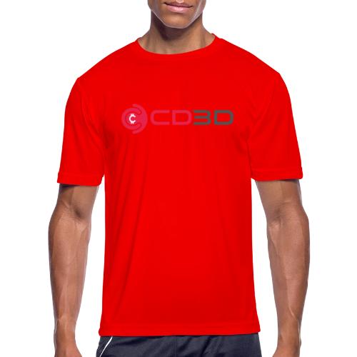 CD3D Transparency Grey - Men's Moisture Wicking Performance T-Shirt