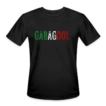Gabagool Italian Slang Italian Saying - Men's Moisture Wicking Performance T-Shirt - black - Front - Jackson (183cm)