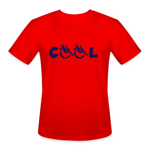 Cool in my wheelchair, chill in wheelchair, roller - Men's Moisture Wicking Performance T-Shirt