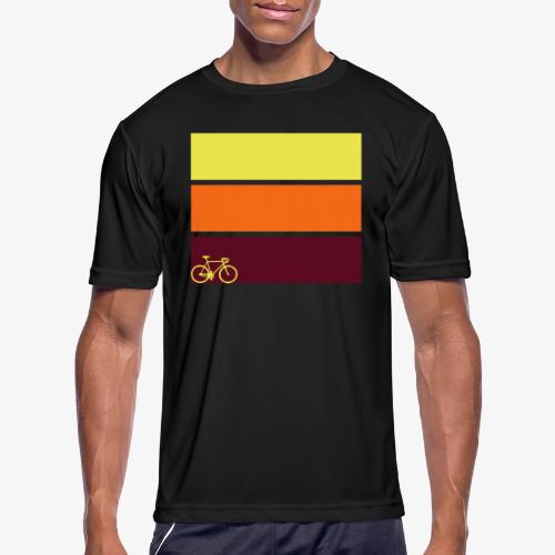 tricolor with bicycle - Men's Moisture Wicking Performance T-Shirt