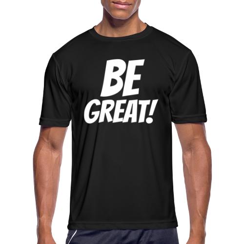 Be Great White - Men's Moisture Wicking Performance T-Shirt