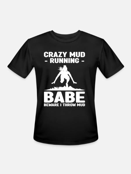 Mud racing - Men's Moisture Wicking Performance T-Shirt - black
