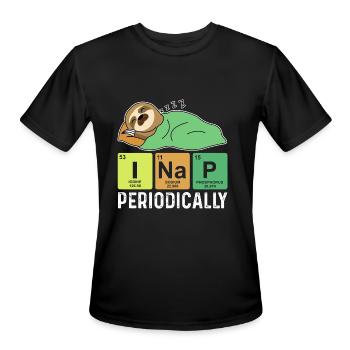 I regularly take a nap, funny nick - Men's Moisture Wicking Performance T-Shirt - black - Front - Jackson (183cm)