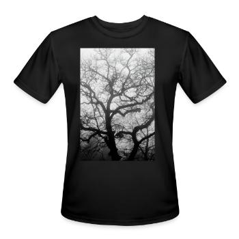Structure Of Nature - Men's Moisture Wicking Performance T-Shirt - black - Front - Jackson (183cm)