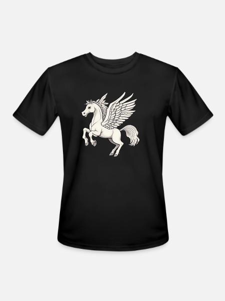 Pegasus - Men's Moisture Wicking Performance T-Shirt - black