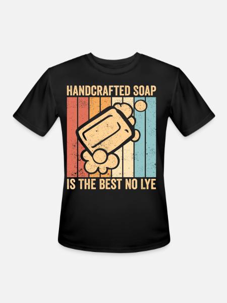 Soap Making Soap Maker - Men's Moisture Wicking Performance T-Shirt - black