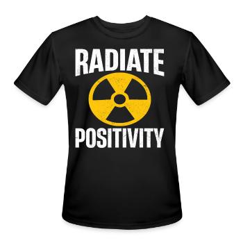 Radioactive Nuclear Power Plant - Men's Moisture Wicking Performance T-Shirt - black - Front - Jackson (183cm)