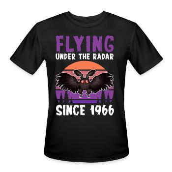 Mothman Cryptid Cryptozoology - Men's Moisture Wicking Performance T-Shirt - black - Front - Jackson (183cm)