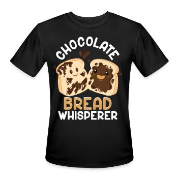 Bread Baking Bread Maker - Men's Moisture Wicking Performance T-Shirt - black - Front - Jackson (183cm)