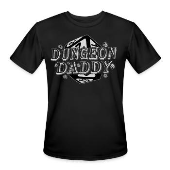 Dungeon Daddy - Men's Moisture Wicking Performance T-Shirt - black - Front - Jackson (183cm)