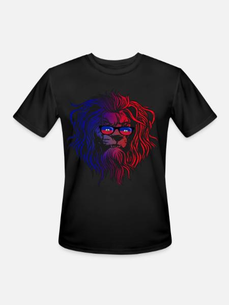 Haiti - Men's Moisture Wicking Performance T-Shirt - black