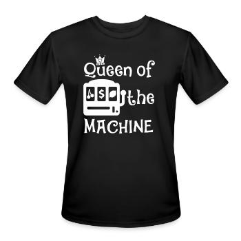 Gambling Slot Machine Queen - Men's Moisture Wicking Performance T-Shirt - black - Front - Jackson (183cm)