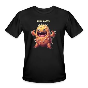Larve Bébé Monstre - T-Shirt Performance pour hommes - noir - Devant - Jackson (183cm)