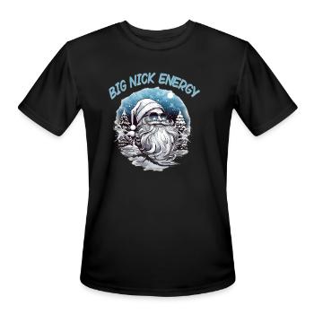 Christmas Funny Cool Xmas - Men's Moisture Wicking Performance T-Shirt - black - Front - Jackson (183cm)