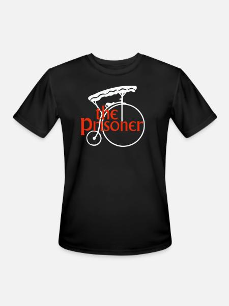 The Prisoner - Men's Moisture Wicking Performance T-Shirt - black