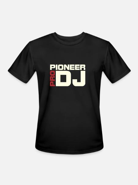 Pioneer red white - Men's Moisture Wicking Performance T-Shirt - black
