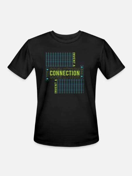 Connection - Men's Moisture Wicking Performance T-Shirt - black