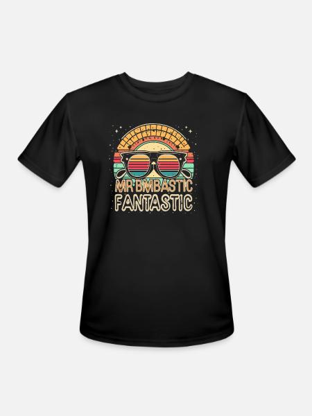 Mr.bombastic fantastic - Men's Moisture Wicking Performance T-Shirt - black
