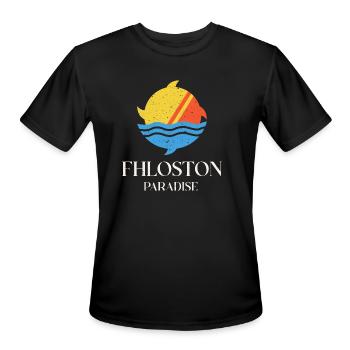 Fhloston Paradise - Men's Moisture Wicking Performance T-Shirt - black - Front - Jackson (183cm)