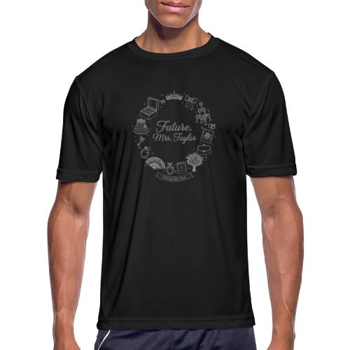 Future Mrs Minimalist Bridal Line Art - Men's Moisture Wicking Performance T-Shirt