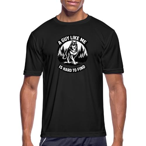 Funny Wolf Shirt – Hard to Find Retro Tee - Men's Moisture Wicking Performance T-Shirt