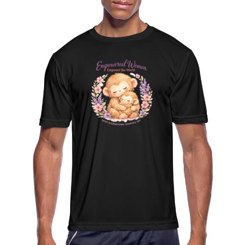 Empowered Women Empower The World Art - Men's Moisture Wicking Performance T-Shirt