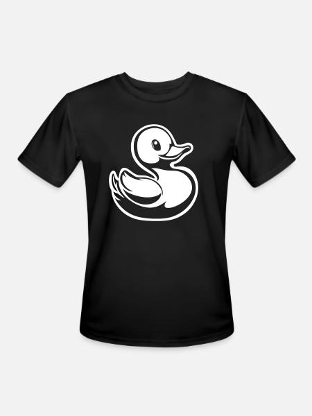 Rubber ducky - Men's Moisture Wicking Performance T-Shirt - black