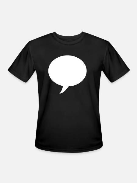 Bubble - Men's Moisture Wicking Performance T-Shirt - black