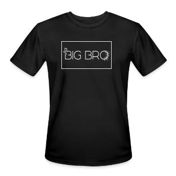 Big Bro - Men's Moisture Wicking Performance T-Shirt - black - Front - Jackson (183cm)