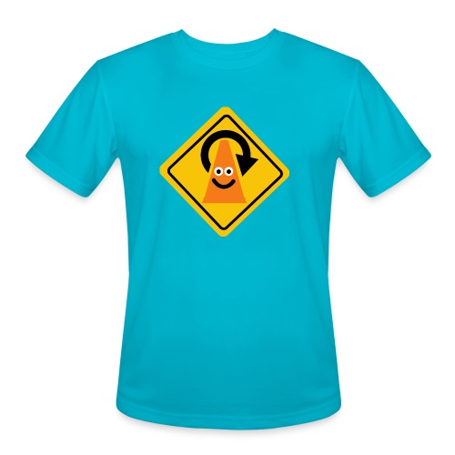 Coney Turnaround Sign - Men's Moisture Wicking Performance T-Shirt