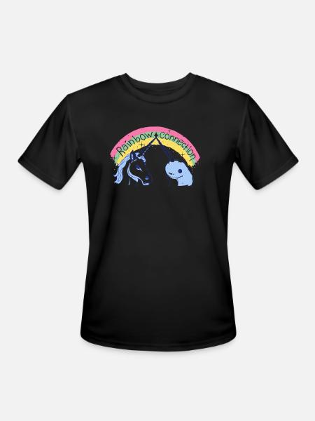 Rainbow Connection - Men's Moisture Wicking Performance T-Shirt - black