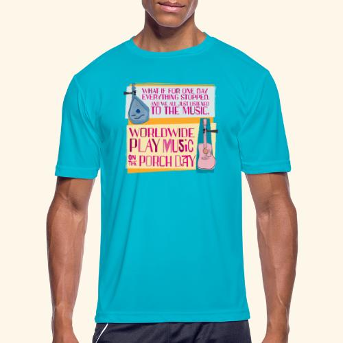 Play Music on the Porch Day 2023 - Men's Moisture Wicking Performance T-Shirt