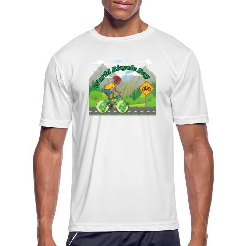 world bicycle day - Men's Moisture Wicking Performance T-Shirt