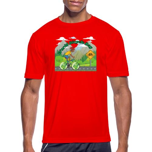 world bicycle day - Men's Moisture Wicking Performance T-Shirt