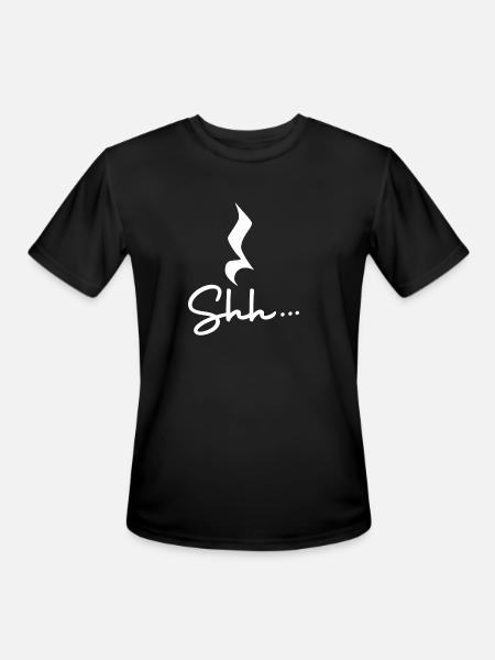 Musical Rest Notation - Men's Moisture Wicking Performance T-Shirt - black