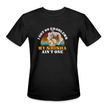 Shisha Smoking - Men's Moisture Wicking Performance T-Shirt - black - Front - Jackson (183cm)