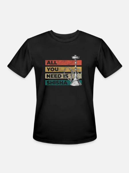 Water pipe smoking - Men's Moisture Wicking Performance T-Shirt - black