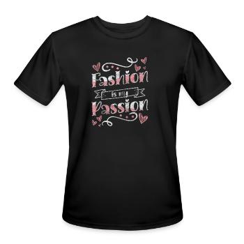Fashion Style New Fashionable Street Art - Men's Moisture Wicking Performance T-Shirt - black - Front - Jackson (183cm)